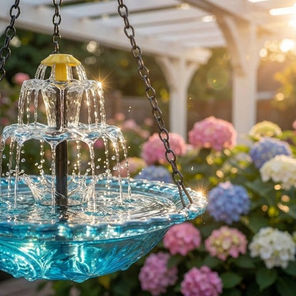 Sonnentränke - Solar-Springbrunnen Vogeltränke