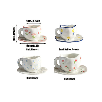 Handgemachte Keramik im Floral Design