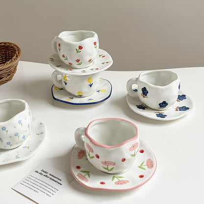 Handgemachte Keramik im Floral Design