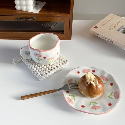 Handgemachte Keramik im Floral Design