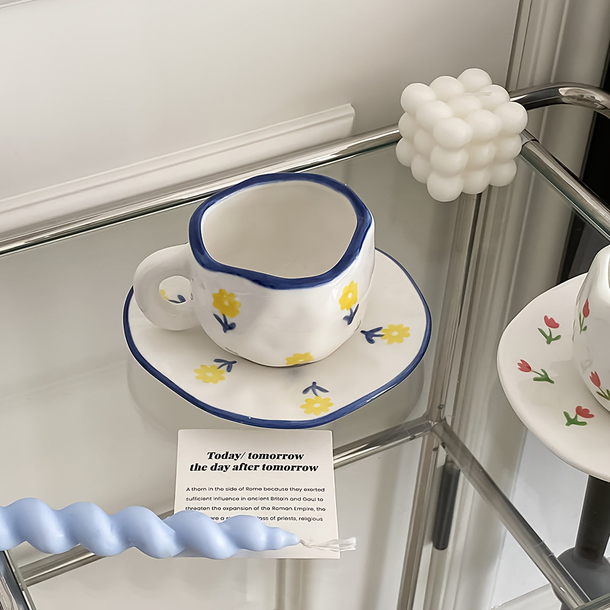 Handgemachte Keramik im Floral Design