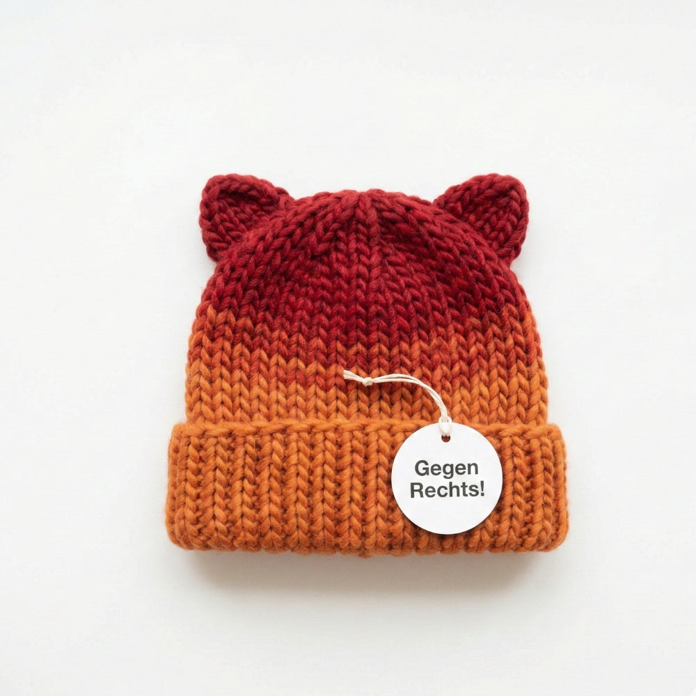 Gegen Rechts Strickmütze