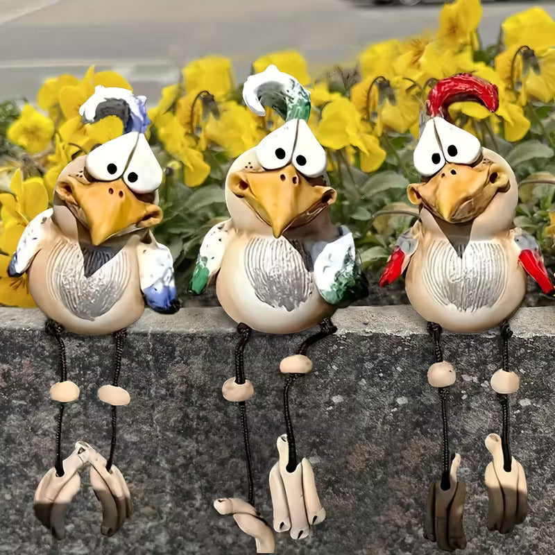Die freche Drei – Gartenvögel aus Fridas Bastelkurs
