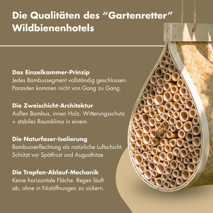 Margrets Wildbienenhotel "Gartenretter"