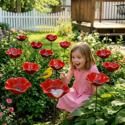 Vogelblüten - Handgefertigtes Blumen Vogelbad