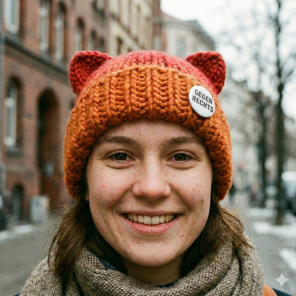 Gegen Rechts Strickmütze