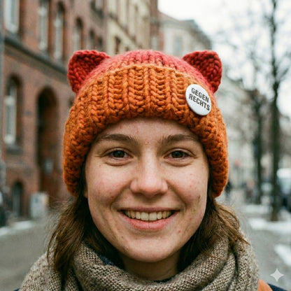 Gegen Rechts Strickmütze