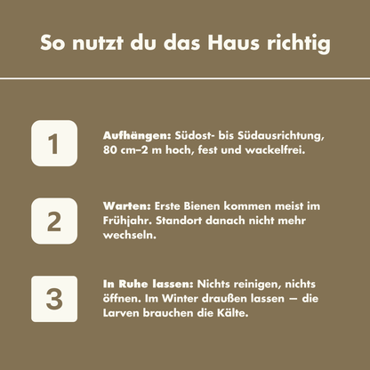 Margrets Wildbienenhotel "Gartenretter"
