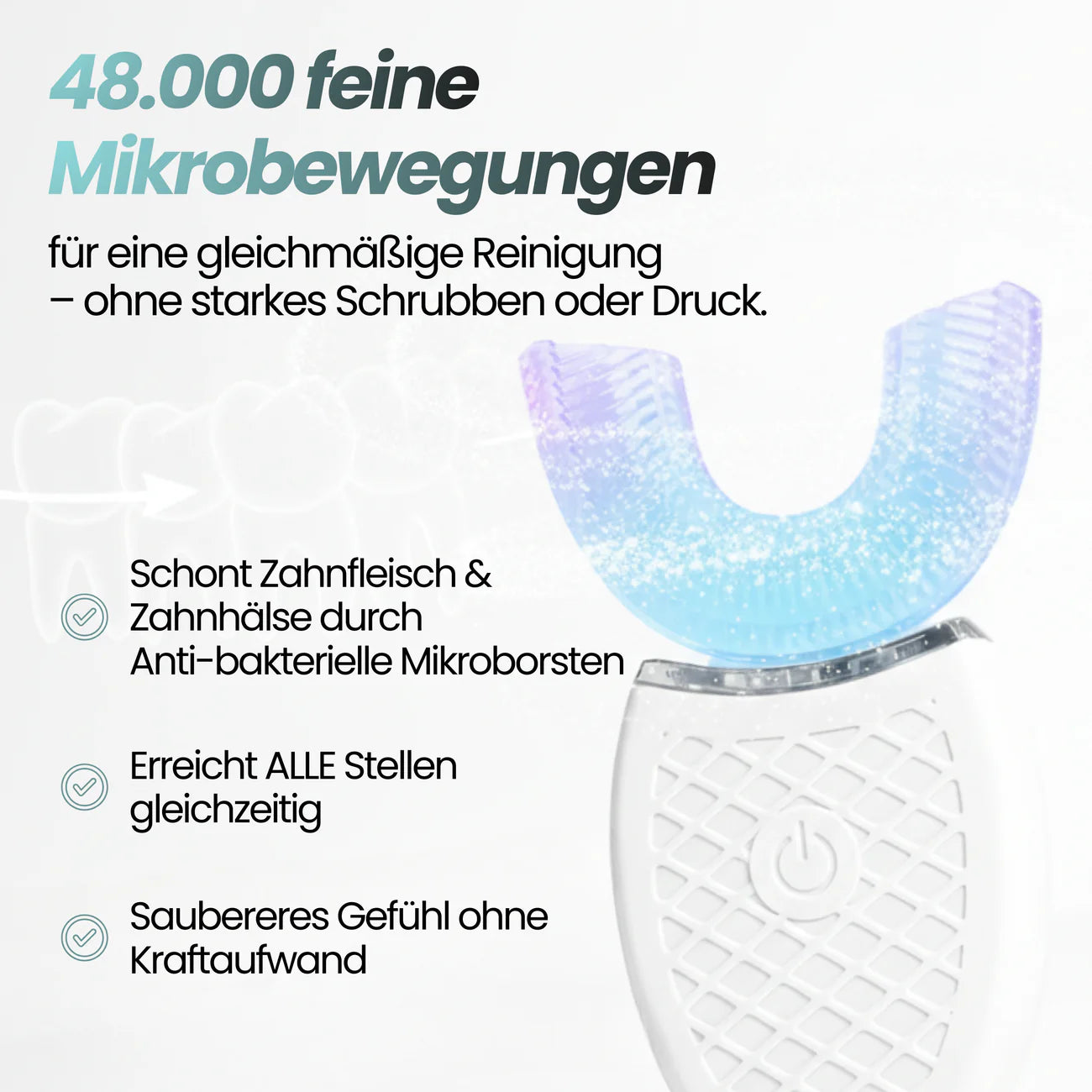 ORBIT BRUSH® - 360° Zahnbürste für saubere Zähne – auch wenn du nicht perfekt putzt.