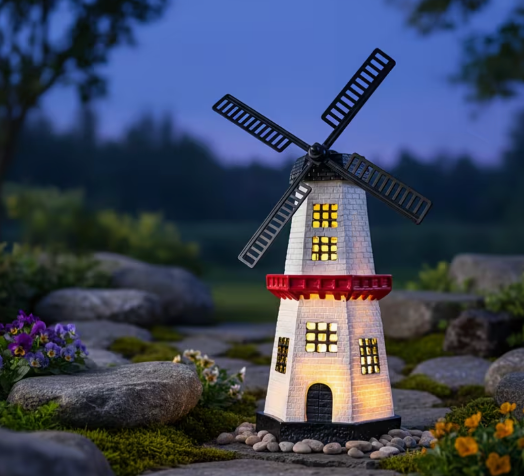 Lichtmüller – Handgefertigte Solar-Windmühle
