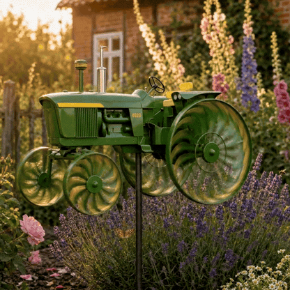 Helmuts handgemachtes Traktor-Windspiel
