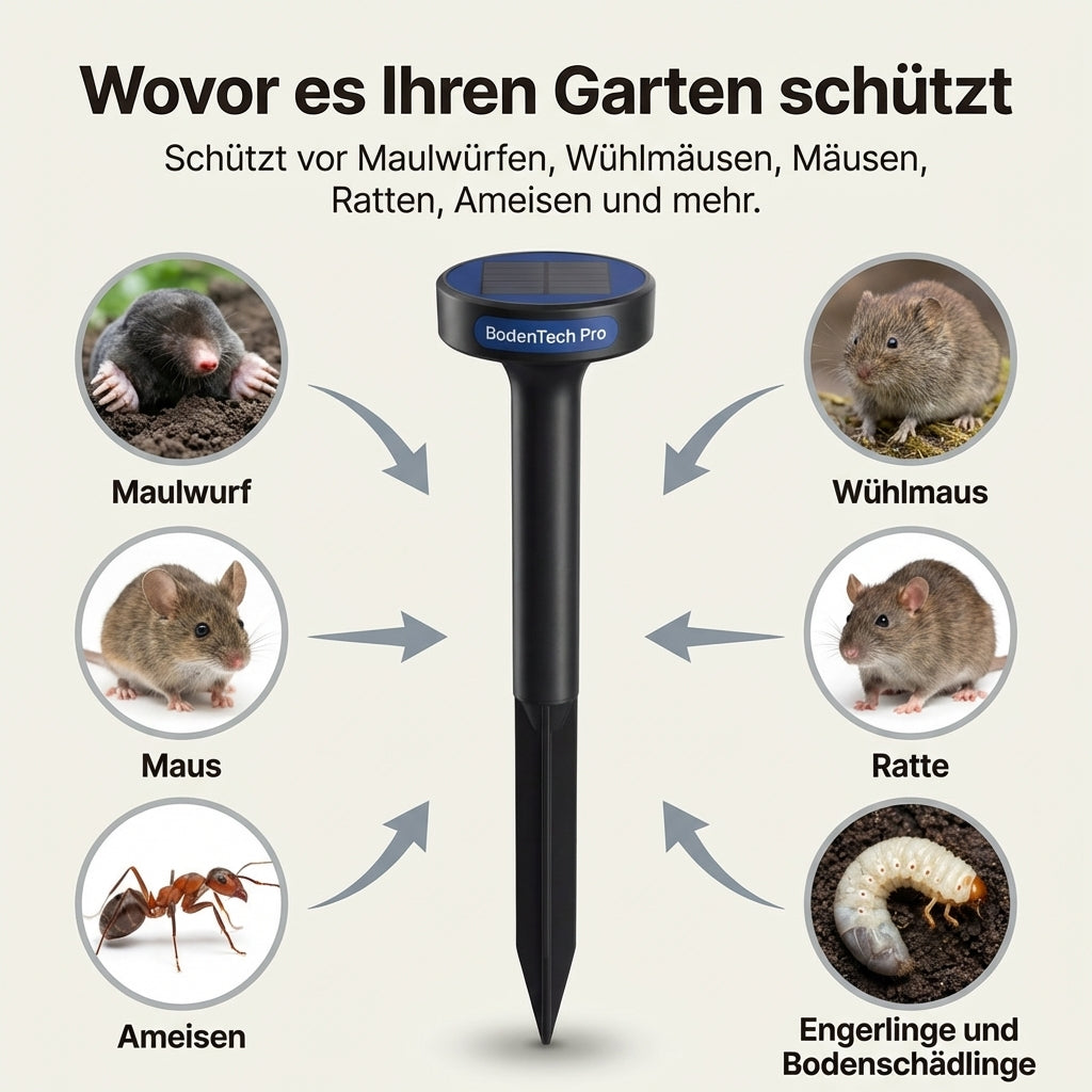BodenTech Pro - BodenTech Pro – Der solarbetriebene Schutz für Ihren Garten