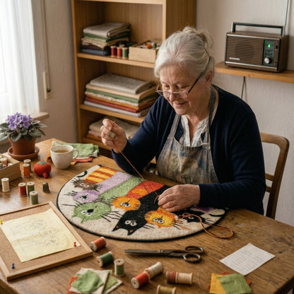 Inges handgemachte Katzenmatte