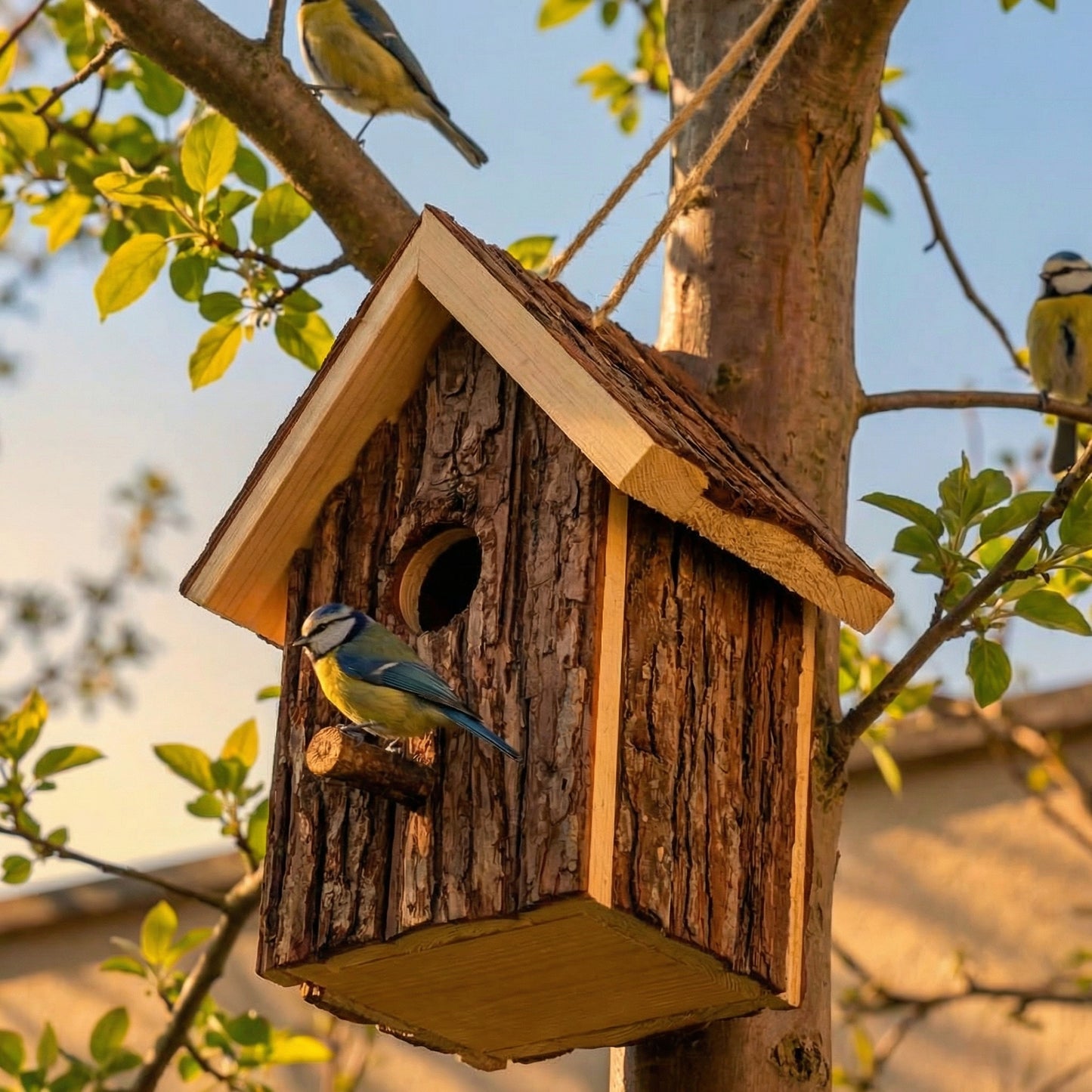 Karls handgemachtes Vogelhäuschen