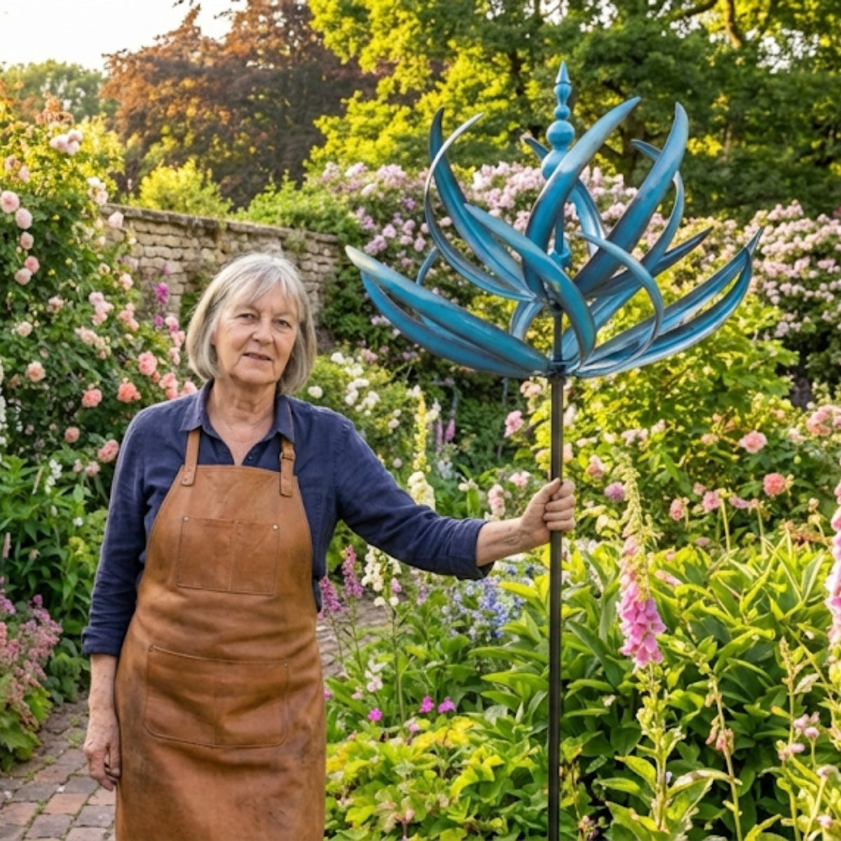 WindTänzer - Elegantes Gartenwindrad