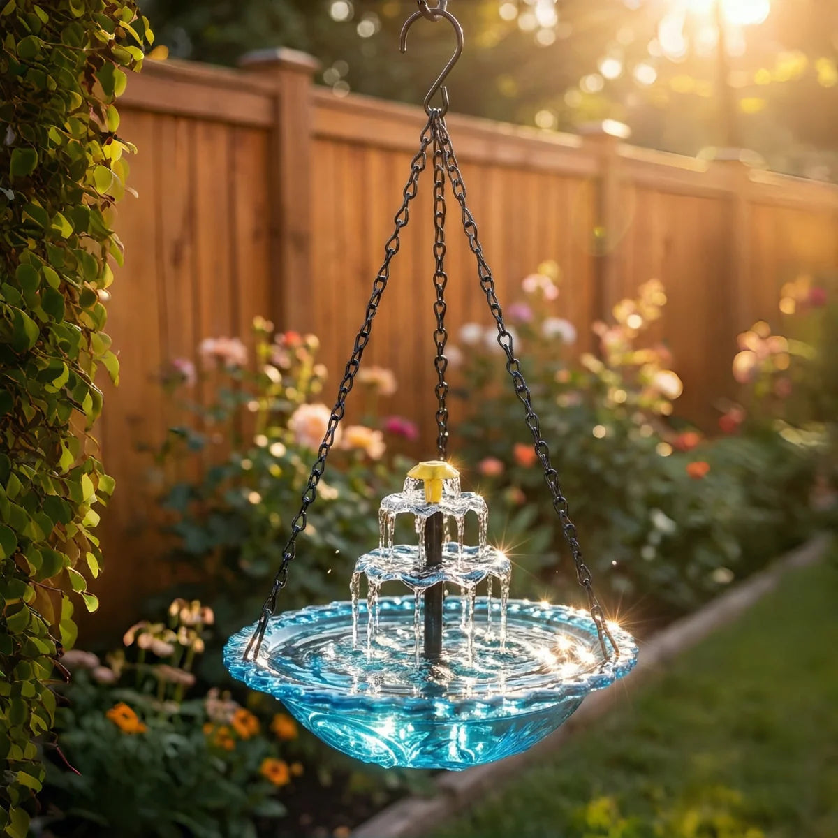 Sonnentränke - Solar-Springbrunnen Vogeltränke