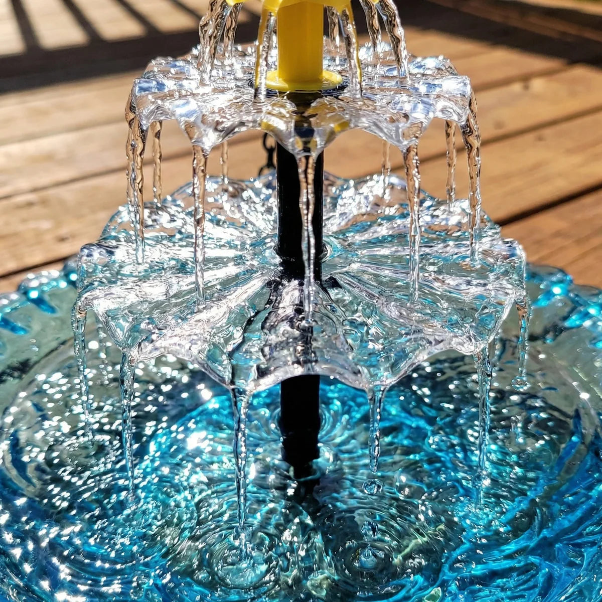 Sonnentränke - Solar-Springbrunnen Vogeltränke