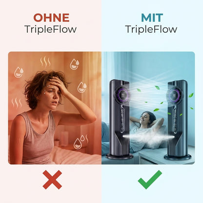 NebulaCool Tower - Mobile Klimaanlage mit TripleFlow Klimazyklus