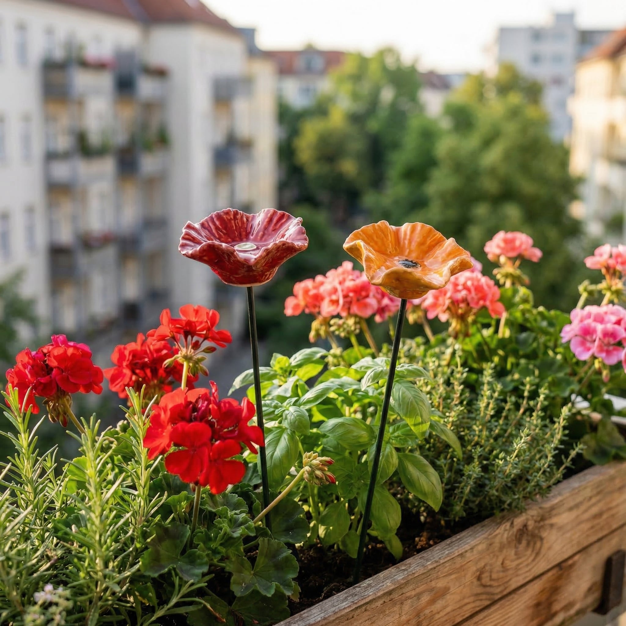 Bienen-Blüten (4er Set)