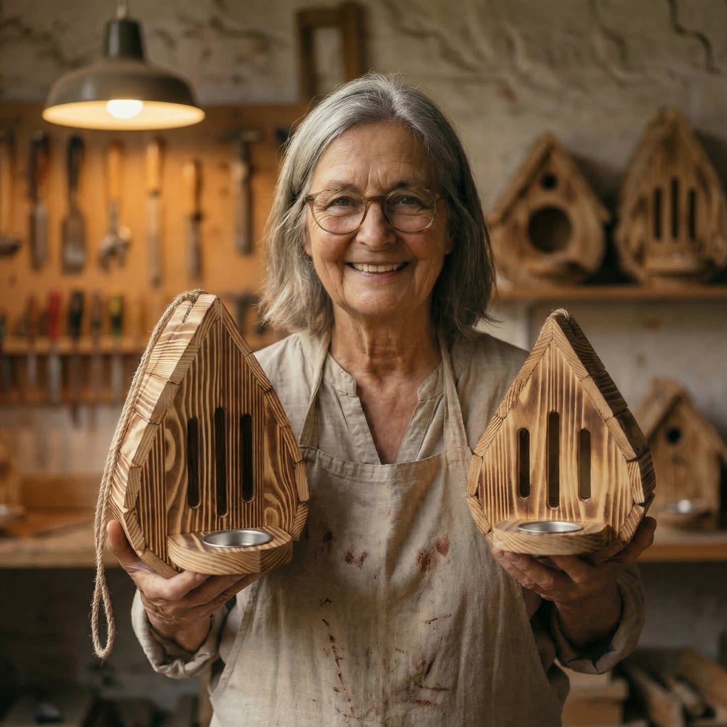 Ingrids handgefertigtes Schmetterlingshotel