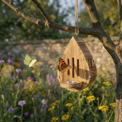 Ingrids handgefertigtes Schmetterlingshotel