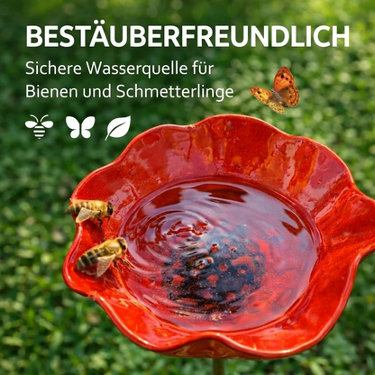 Vogelblüten - Handgefertigtes Blumen Vogelbad