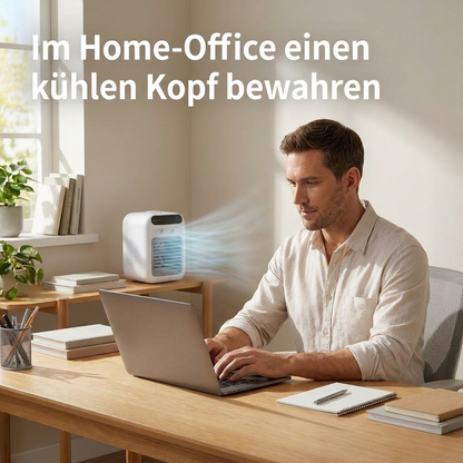 KühleBreeze - tragbare Klimaanlage mit Verdunstungs-Kühlung